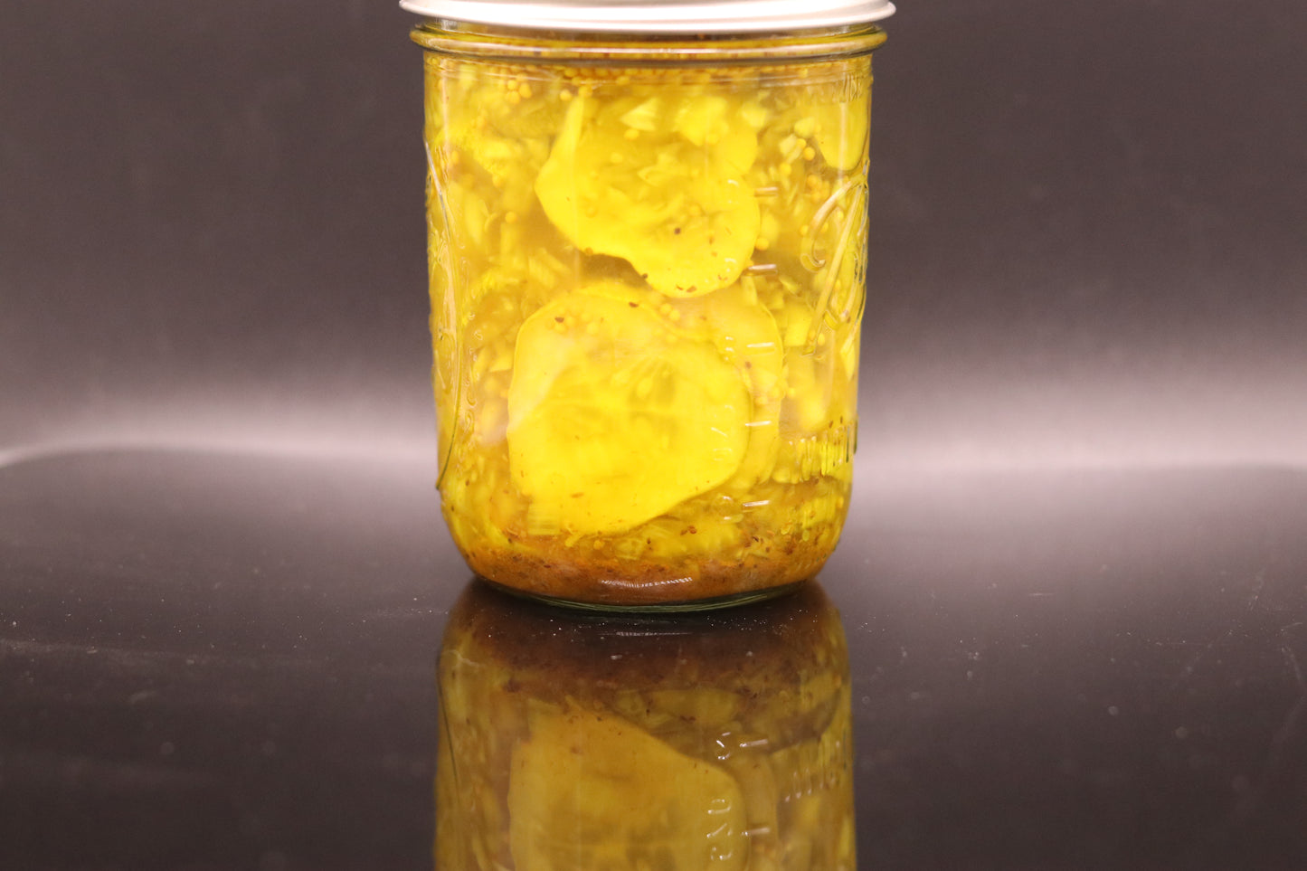 Pickles, Lion’s Mane Bread and Butter Chips