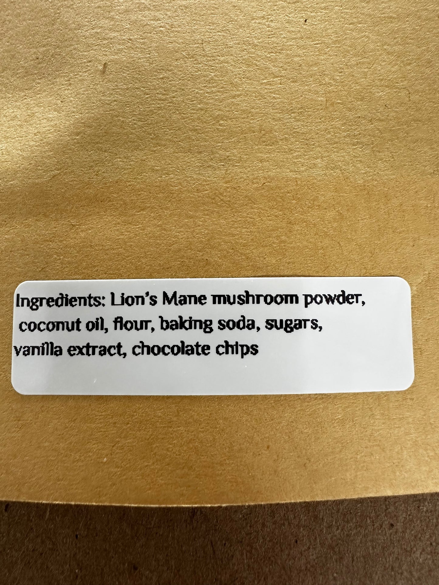 Lion’s Mane Chocolate Chip Cookies