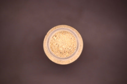 Close-up of Littlestead Acres Lion’s Mane mushroom powder