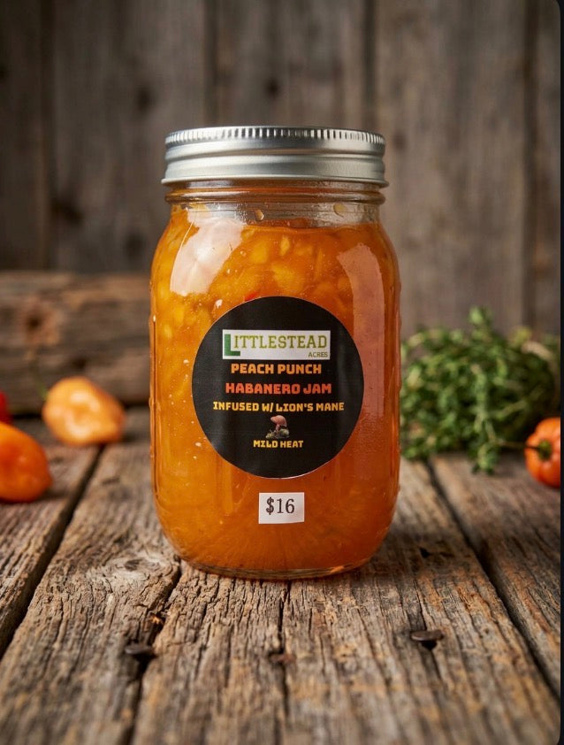 Littlestead Acres Peach Punch Habanero Jam 🍑