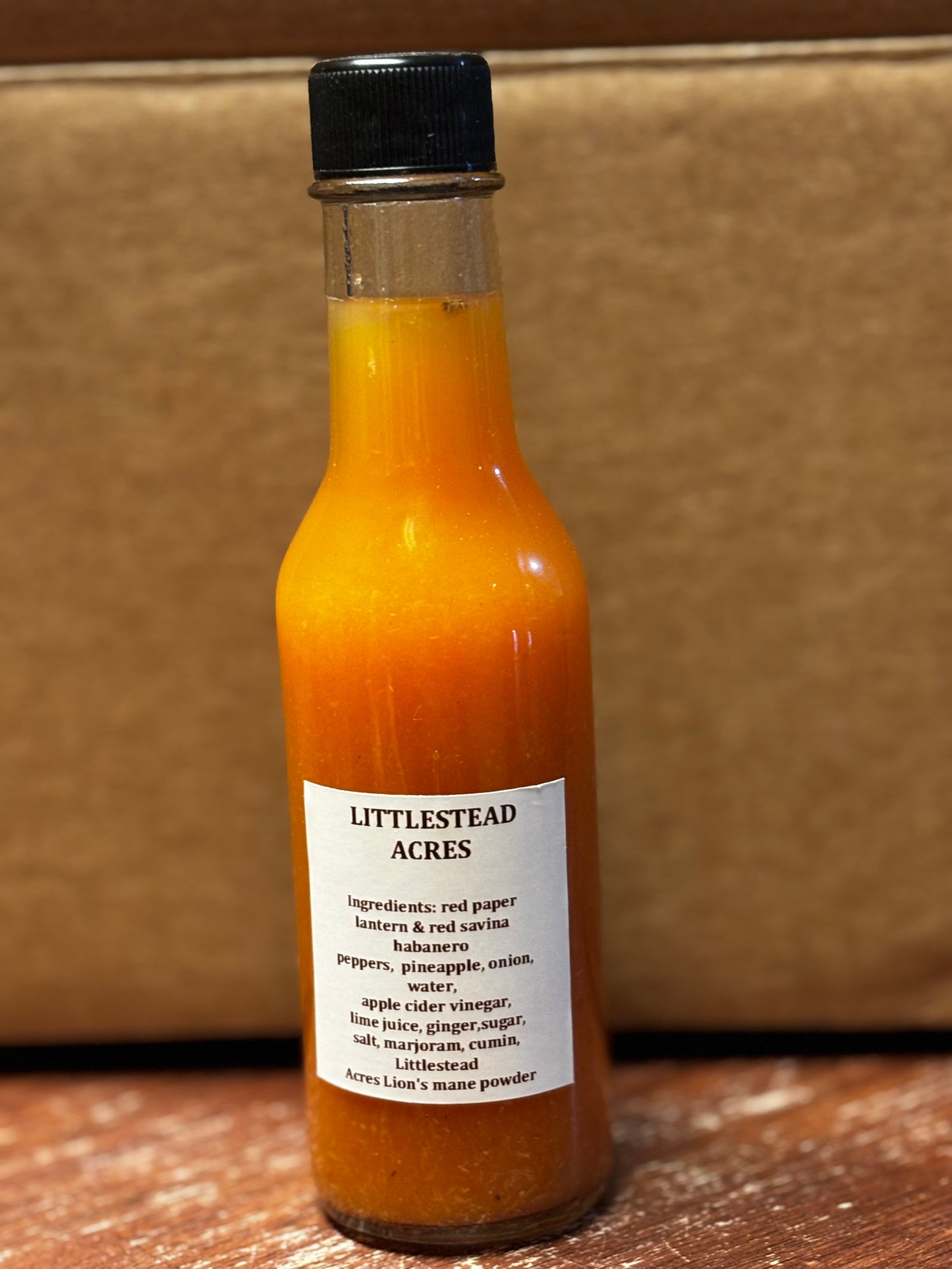 🍍 Littlestead Acres Pineapple Fire Lantern Hot Sauce with Lion’s Mane 🔥
