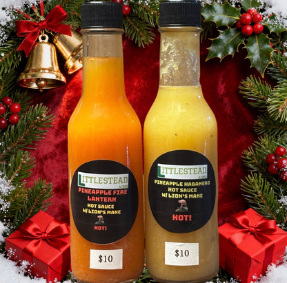 🍍 Littlestead Acres Pineapple Fire Lantern Hot Sauce with Lion’s Mane 🔥