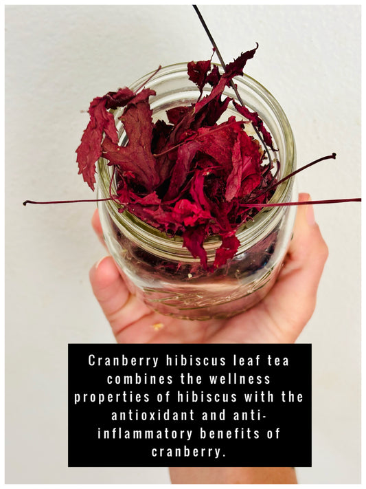 Cranberry Hibiscus Leaf Tea 🌺🍵