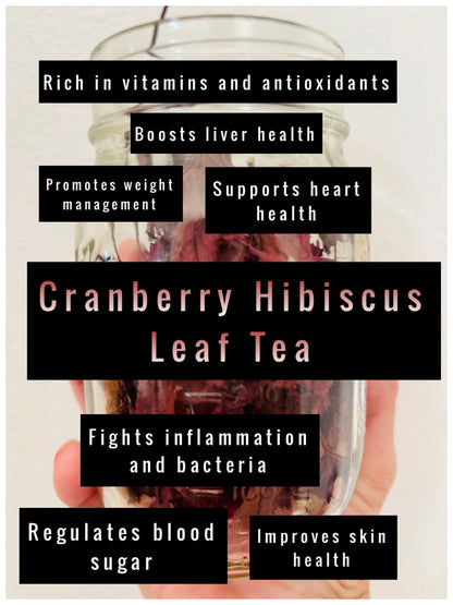 Cranberry Hibiscus Leaf Tea 🌺🍵